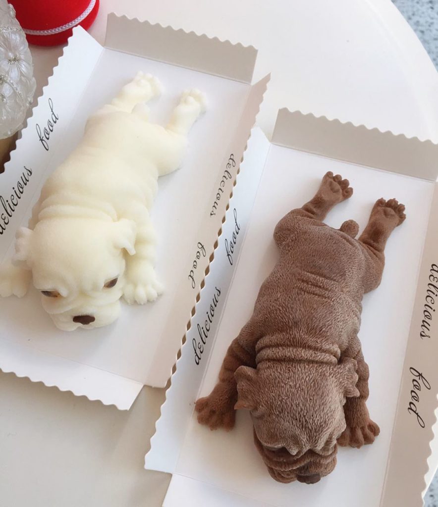 子犬型スイーツ シャーペイケーキ