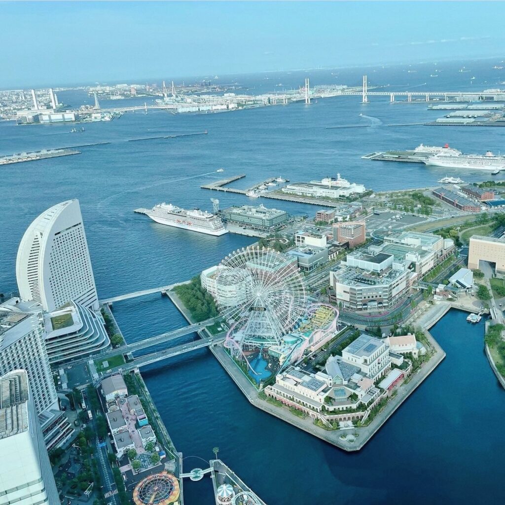 横浜ランドマークタワー　景色