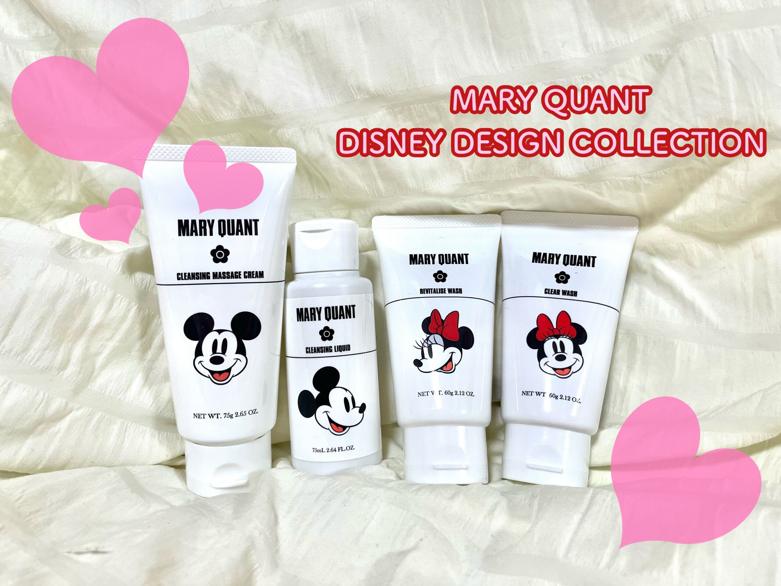 ★くま★マリークワント✕Disney（ミッキー）クレンジング マリークヮント】から人気クレンジングと洗顔料のハーフサイズ