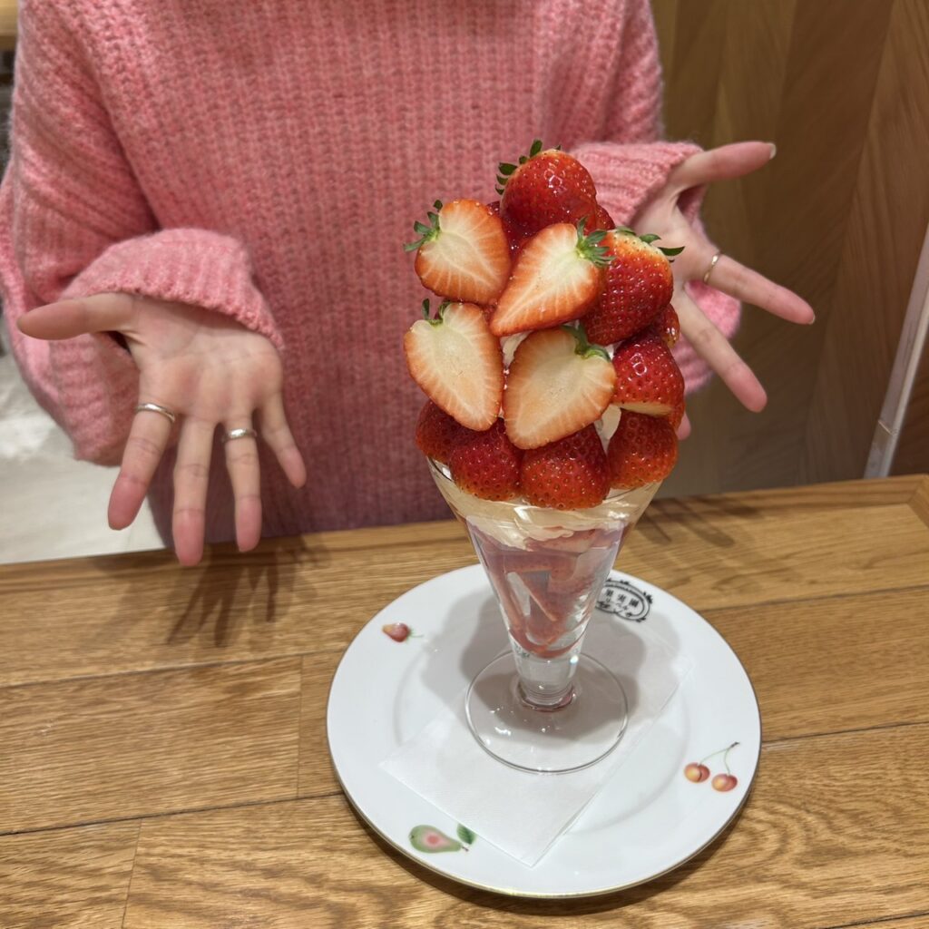 果実園リーベル とちあいかパフェ