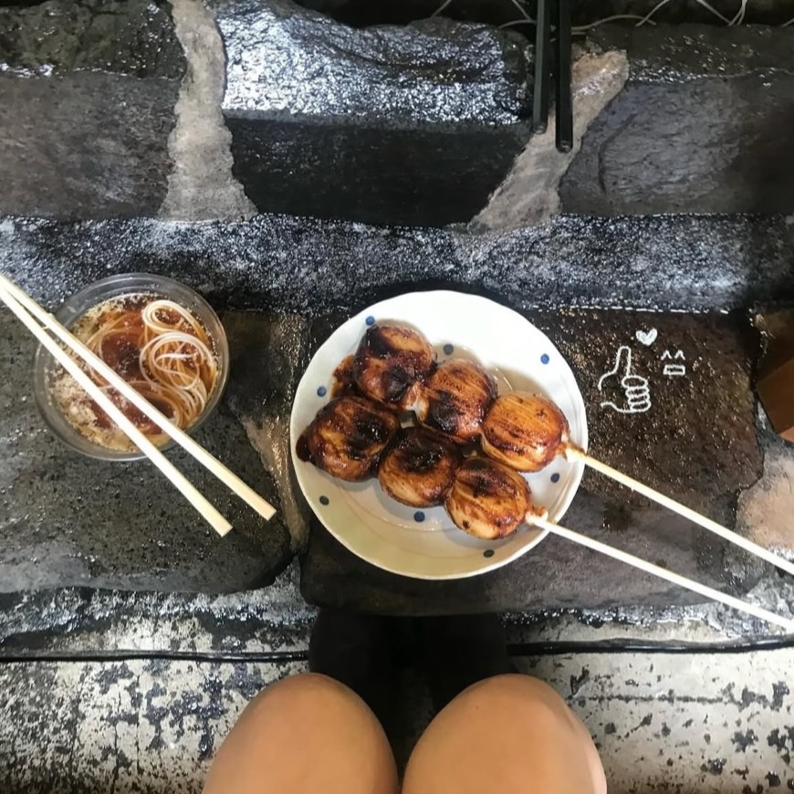 あみだが滝荘 流しそうめん
