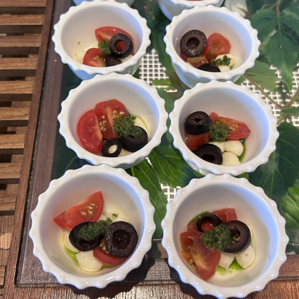 トマトのカプレーゼ