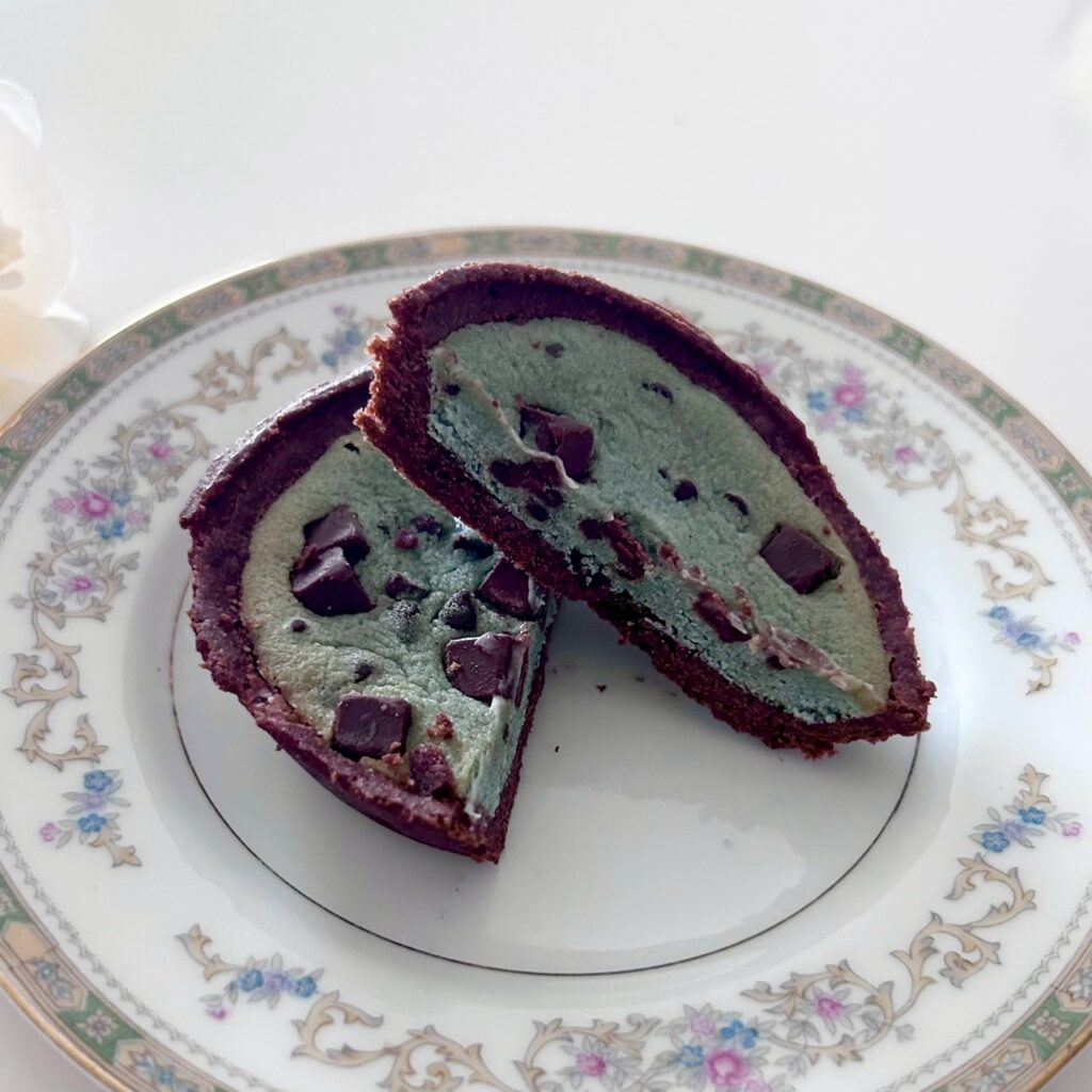 チョコミントタルト