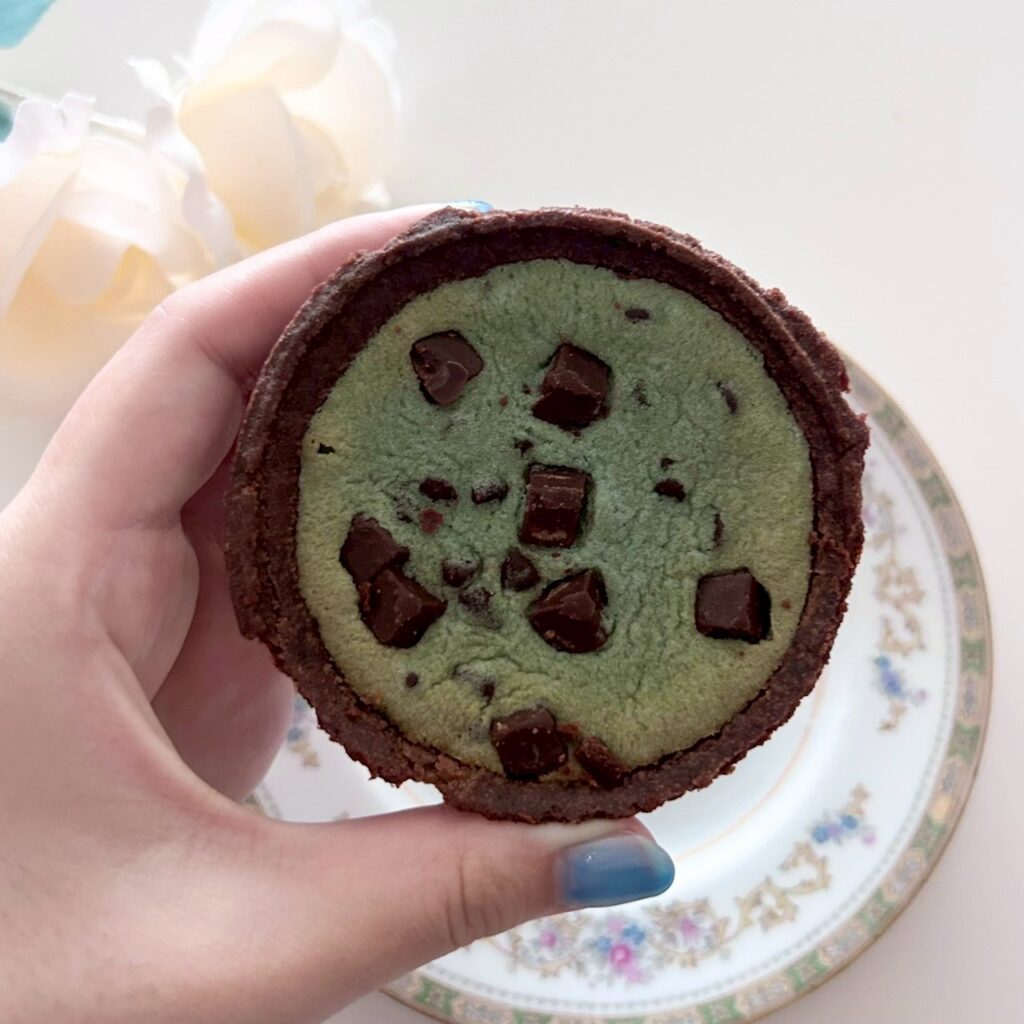 チョコミントタルト