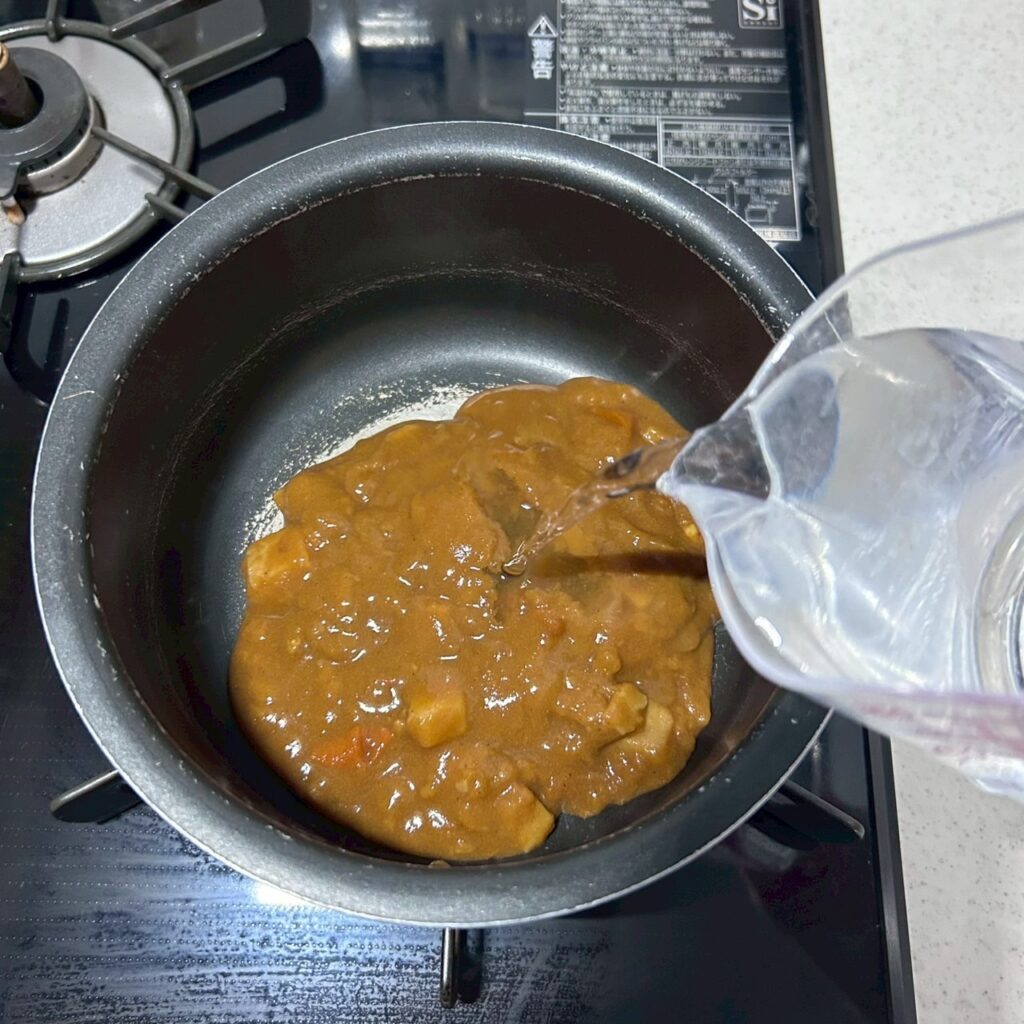 レトルトカレー カレーうどん