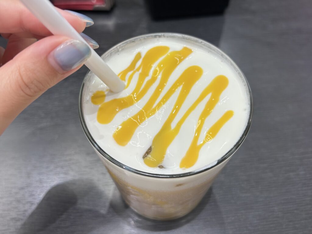 マンゴー茉莉花ミルクティー