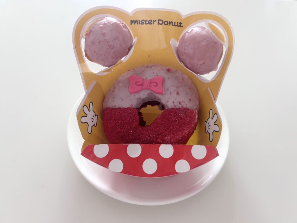 ふわふわシューストロベリーリング<ミニーマウス>