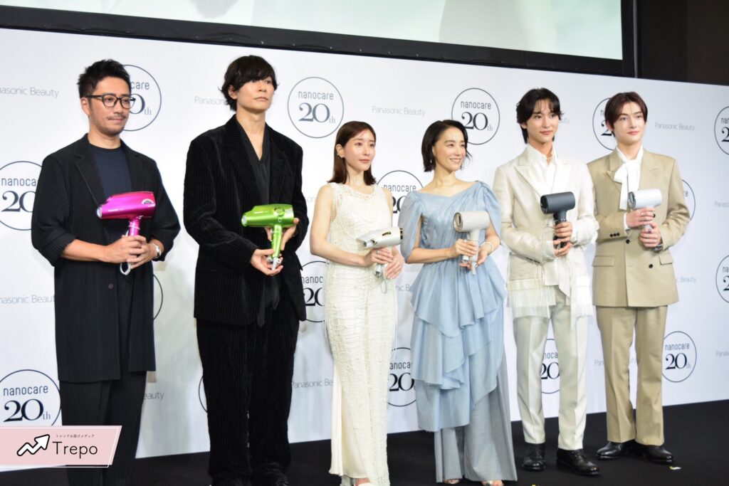 Panasonic nanocare 20周年 田中みな実、川上洋平(Alexandros)、篠原ともえ、ROIROM、KUBOKIヘアードライヤー ナノケアの最新機種「EH-NA0K」