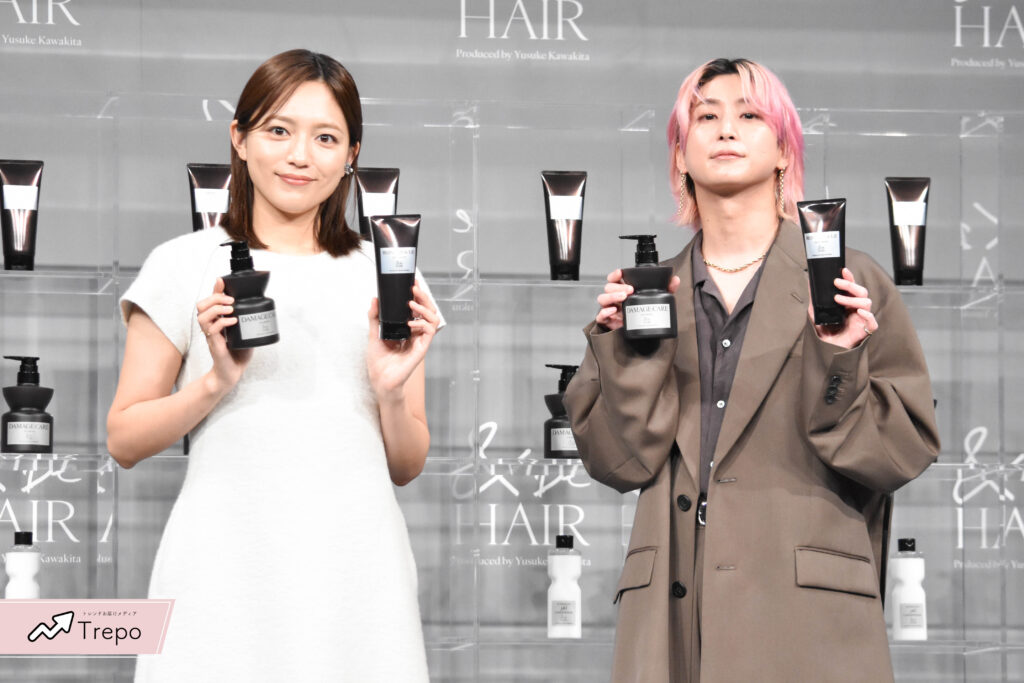 佐久間大介・川口春奈登壇】&be HAIRから新商品・新CMが発表！撮影の