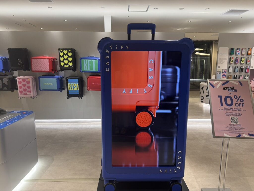 ケースティファイCASETiFY STUDiO ニュウマン高輪カスタムチャームバー