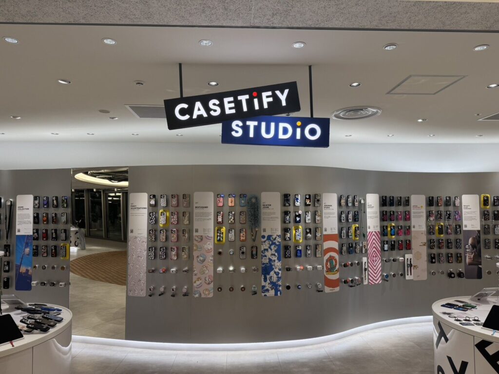 ケースティファイCASETiFY STUDiO ニュウマン高輪カスタムチャームバー