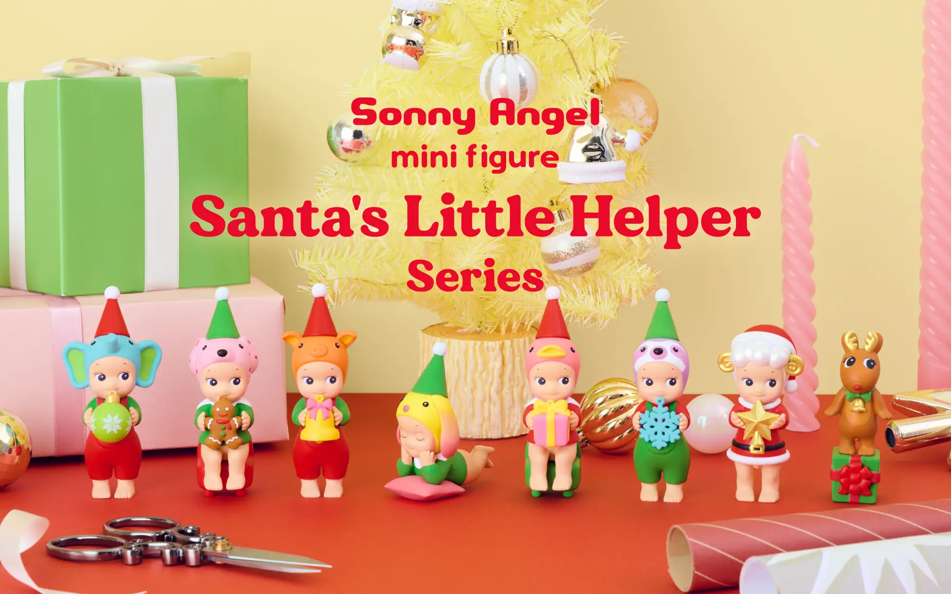 クリスマスの贈り物に✥ミニチュアサイズ サンタのオーケストラ 2セット新品未使用 Sonny Angel】クリスマスにピッタリな「Sonny Angel mini figure