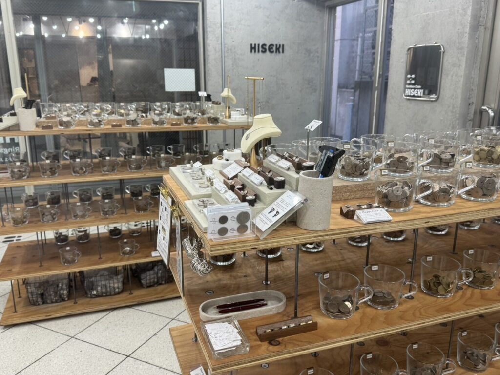HISEKI ひせき原宿カスタムアクセサリーオーダーメイドコインリング原宿スポットネックレスコインリング硬貨