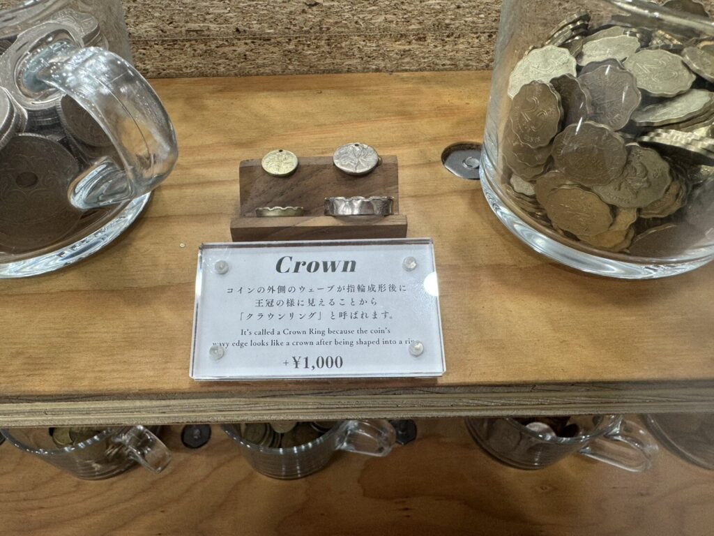 HISEKI ひせき原宿カスタムアクセサリーオーダーメイドコインリング原宿スポットネックレスコインリング硬貨