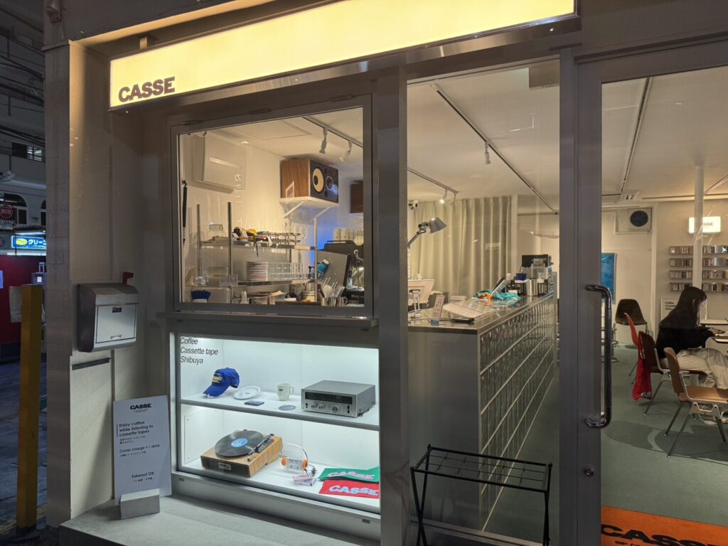 東京カフェ渋谷カセットカフェCASSE
