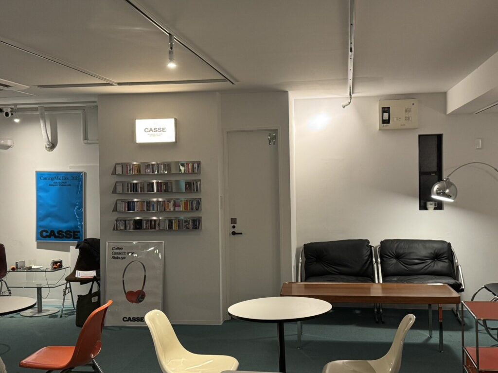 東京カフェ渋谷カセットカフェCASSE